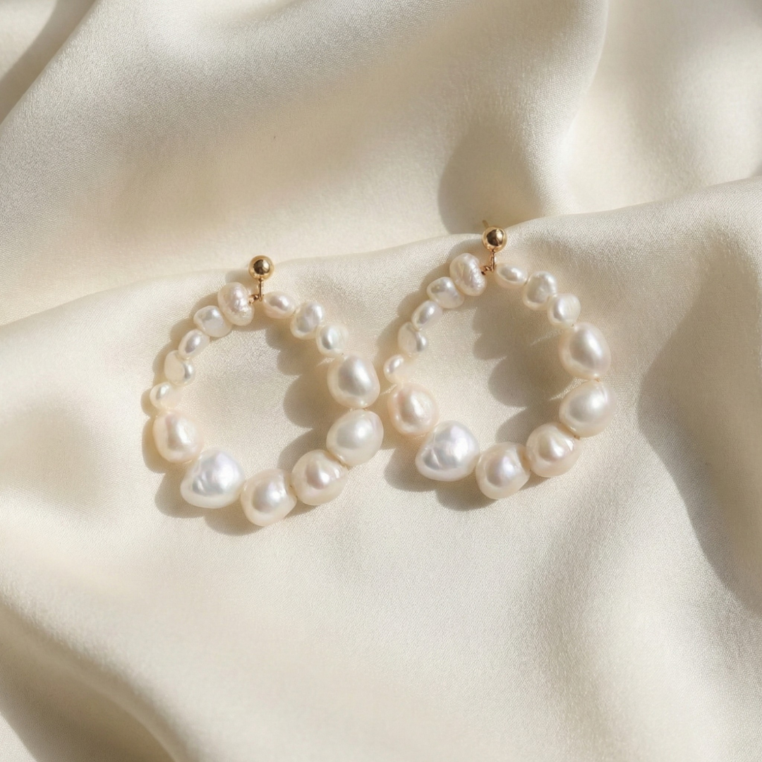 Ava Baroque Pearls Earrings