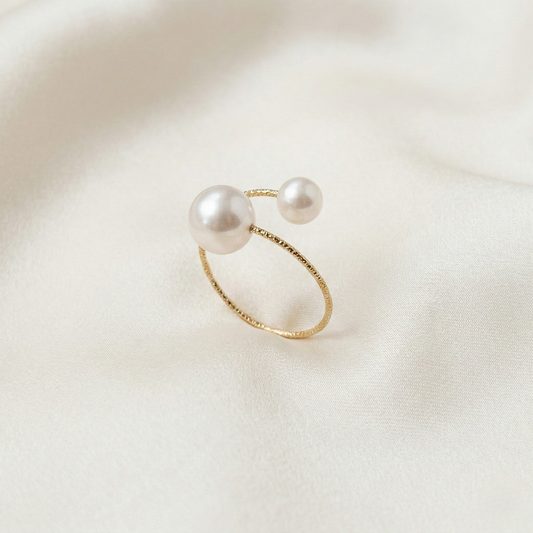 Mia Wrap Round Pearl Ring