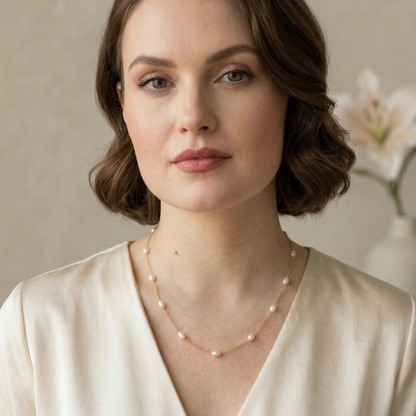 Ella Pearl Chain Necklace