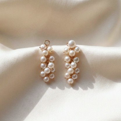 Alba 3 in 1 Convertible Pearl Cascade Earrings