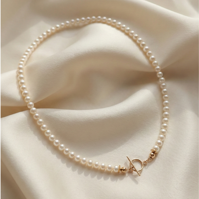 Catherine Classic Round Pearl Necklace