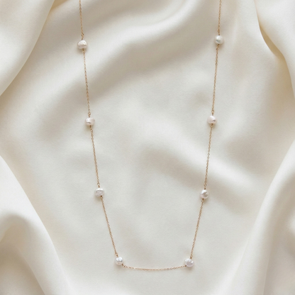 Luna Baroque Pearls Longline Necklace