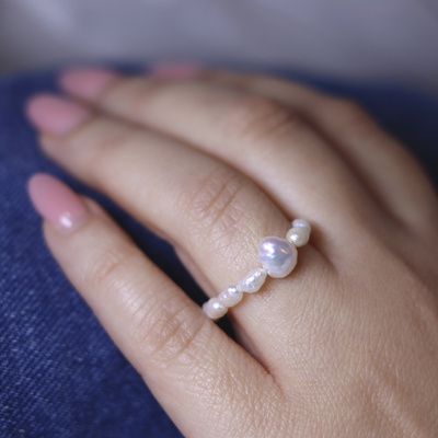 Luna Seed Pearl Ring
