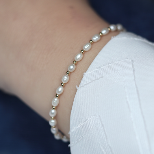 Phoebe Pearls and Beads Bracelet