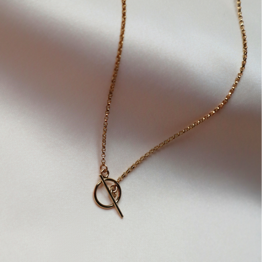 Julia Chain T-Bar Necklace