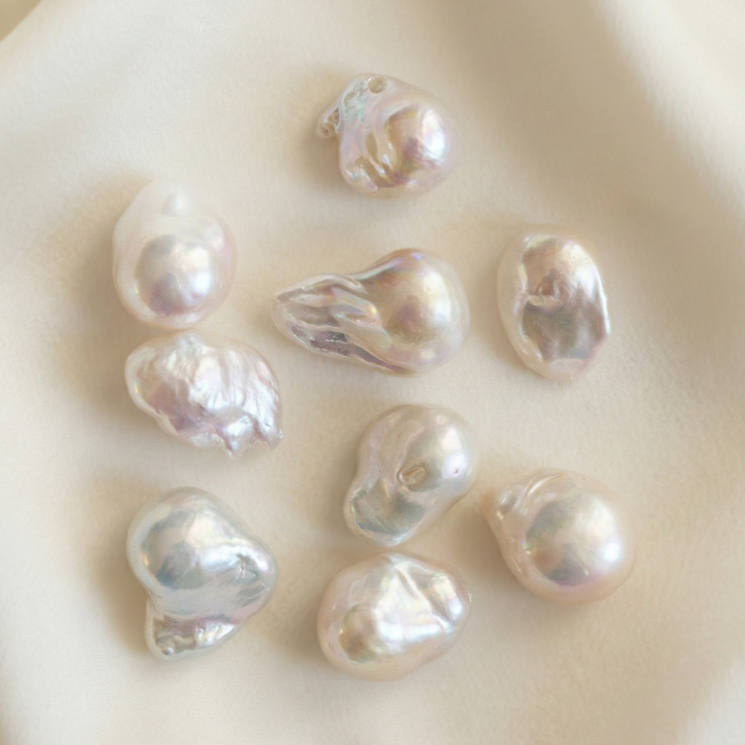 Seraphine 3 in 1 Convertible Baroque Pearl Drop Earrings