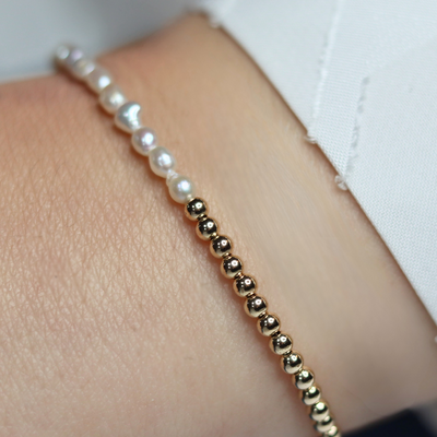 Freya Pearls and Beads Bracelet