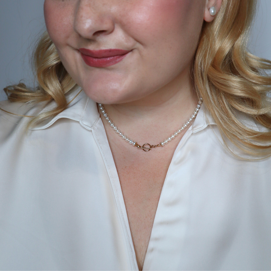 Catherine Classic Round Pearl Necklace