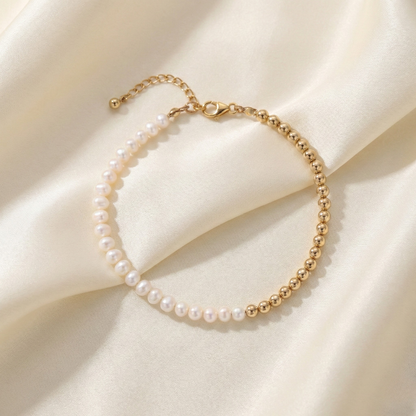 Gaia Pearl and Beads Bracelet