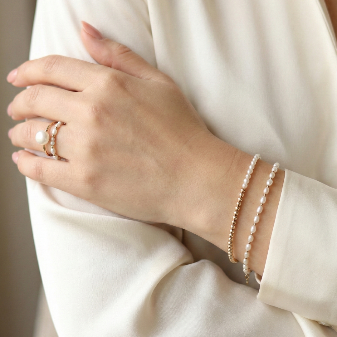 Freya Pearls and Beads Bracelet