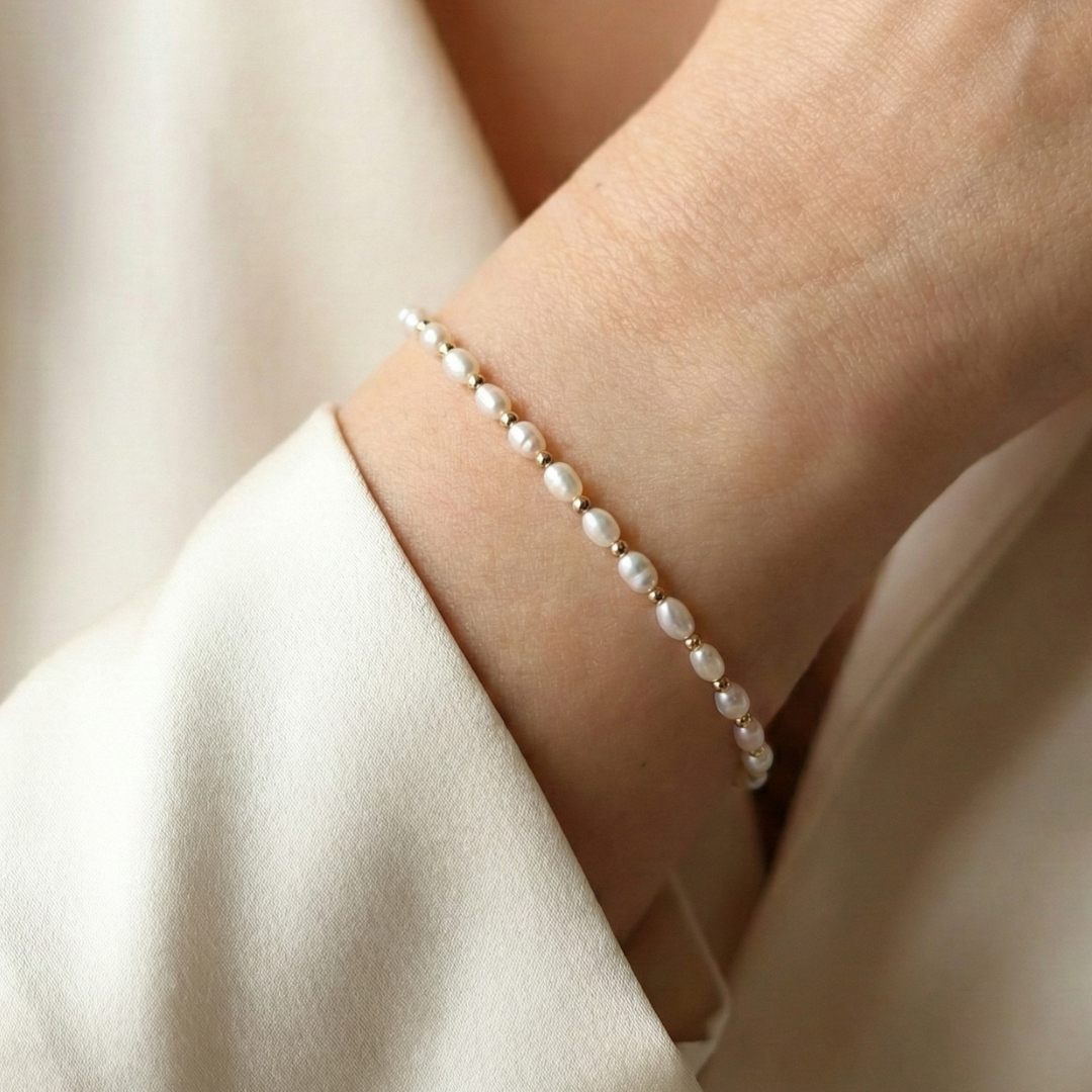 Phoebe Pearls and Beads Bracelet