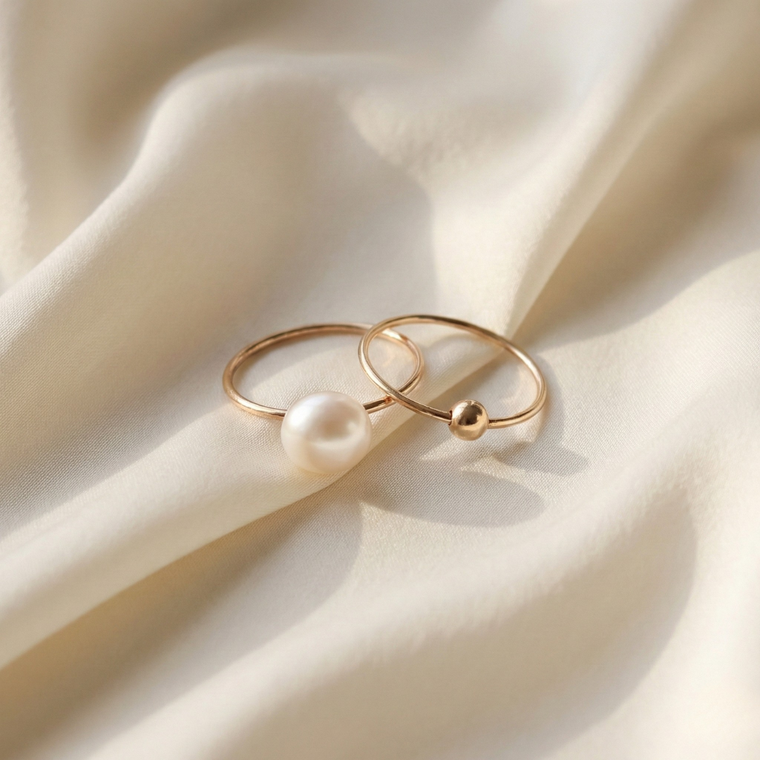 Elsie Spinner Bead Ring