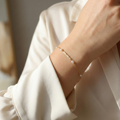 Mama Pearl Chain Bracelet