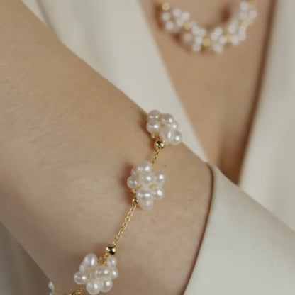 Rosalie Pearl Blossom Bracelet
