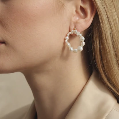 Ava Baroque Pearls Earrings