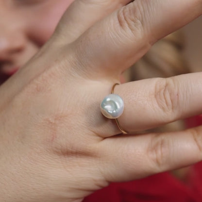 Alexa Baroque Pearl Ring
