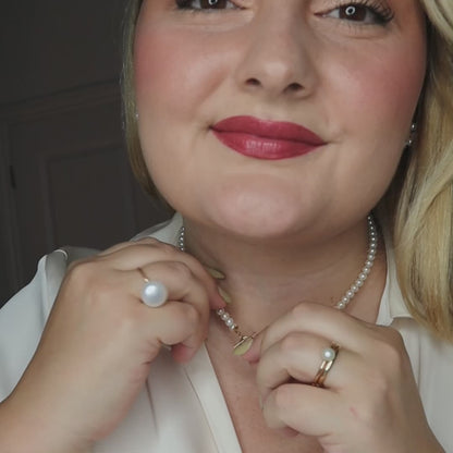 Catherine Classic Round Pearl Necklace