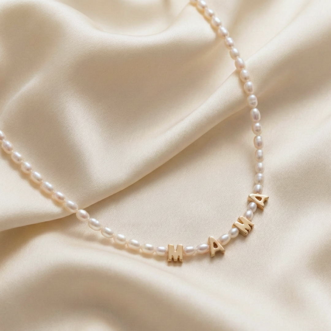 M-A-M-A Classic Pearl Necklace