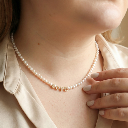 Sylvie LOVE Pearl Necklace