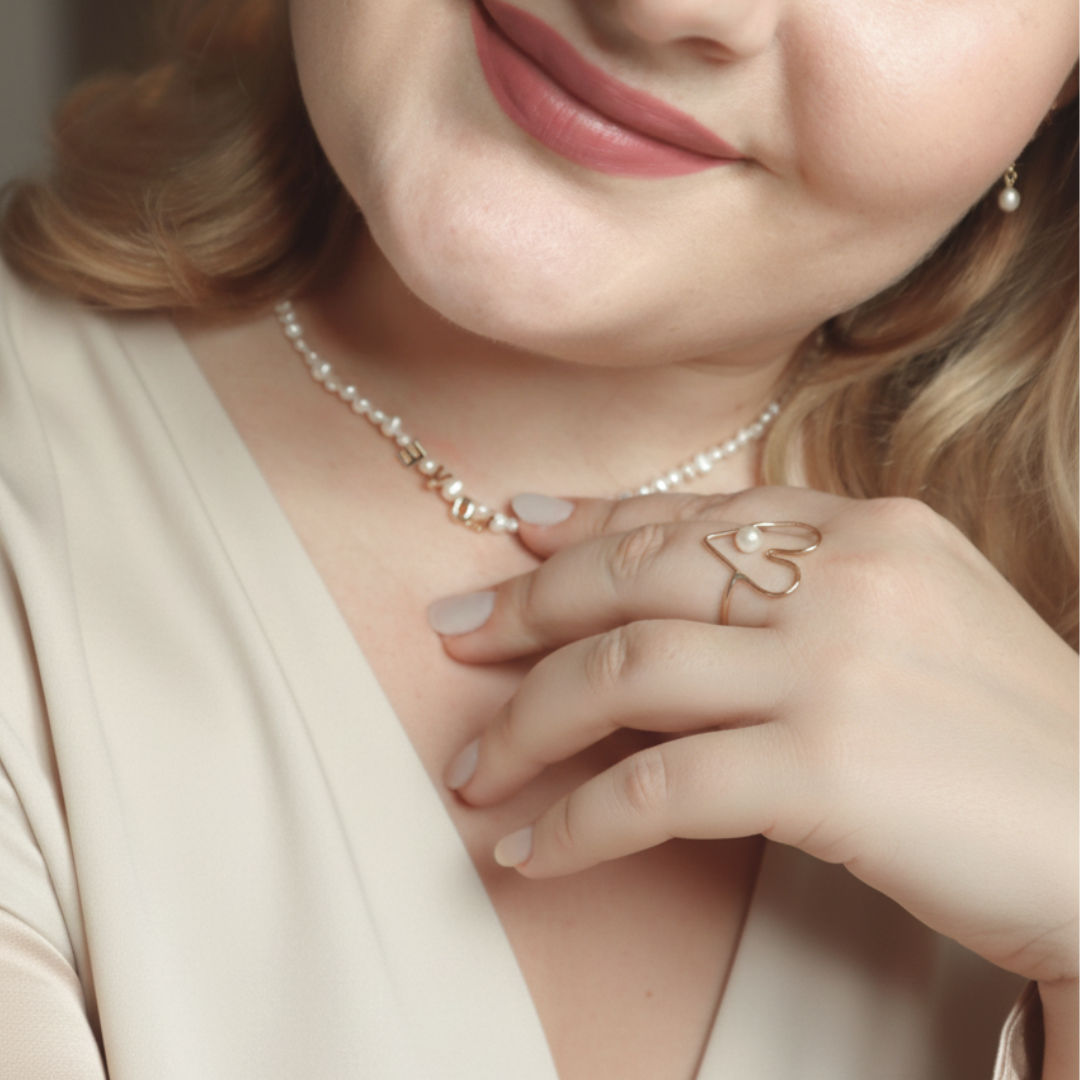 Sylvie LOVE Pearl Necklace