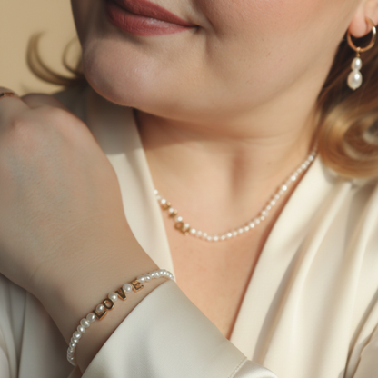 Sylvie LOVE Pearl Bracelet