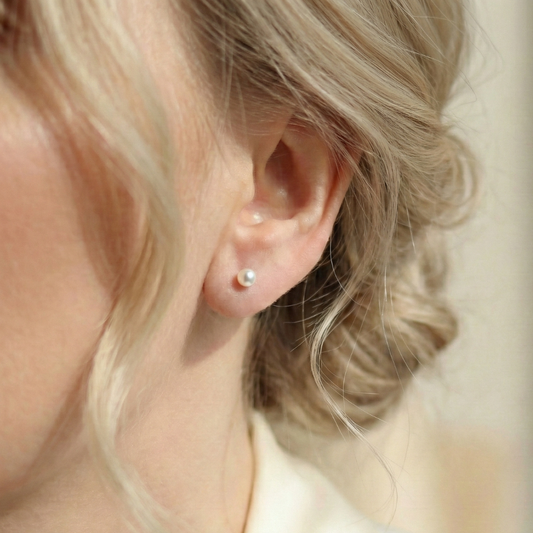 Mimi X-Small (3 mm) Pearl Stud Earrings